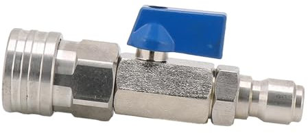 MagiDeal Kugelhahn-Set für Hochdruckreiniger, rostfreier Stahl, korrosionsbeständig, 4500 PSI, 3/8 oder 1/4 Zoll, für die landwirtschaftliche Bewässerung, 3 8in