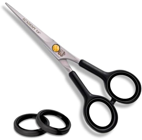 Cerena® – Frisörsax Academy av rostfritt stål med ensidig mikrotandning – hårsax Solingen, hårklippare, 14 cm (5,5 tum)