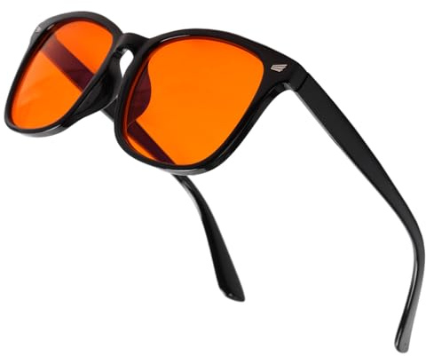 VANANA Blue Light Blocking Glasses for Men & Women – Gaming Glasses with Anti-Glare, Reduces Eye Strain & Fatigue, Light Sensitivity Glasses