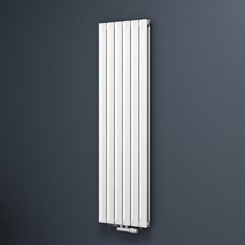 Mai & Mai Badheizkörper flach 160x46cm Heizkörper in Weiß | Mittelanschluss Paneelheizkörper Vertikal Badheizung zweilagig aus Stahl