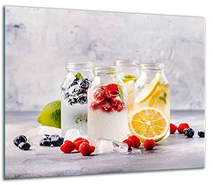 TMK ArtDeko - Abdeckung Ceranfeld – Herdabdeckung 1 Teilig 60x52 cm – Robust, Hygienisch & Rutschfest – Herdplatten Abdeckungen – Schutz & Zusätzliche Arbeitsfläche – Vielseitige Nutzung