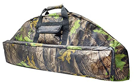 Alephnull Compoundbogen-Etui Weiches Bogenetui Compoundbogen-Tragetasche mit Pfeiltasche (Großbaumtarnung, Klein)