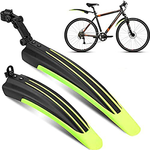 Favuit Parafango Bici, Universale Regolabile Parafanghi Bici Set 20-26 Pollici Anteriore Posteriore Parafango Bicicletta per Mountain Bike Bici da Corsa MTB