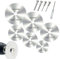 6 Piezas Mini HSS Hojas de Sierra Circular, Hojas de Taladro de Disco, Hoja de Corte, para Madera Piedra Metal Cobre Aluminio