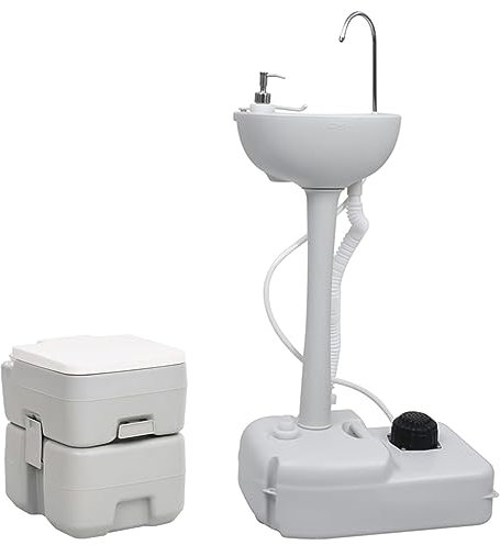 LAPOOH Tragbare Campingtoilette mit Waschbecken, Camping Toiletten, Urinflaschen Für Männer, Camping WC, Mobile Toilette, Urinella Für Frauen3186665