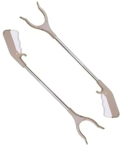 Müllzange Kinder, 30/40/60 cm 2 Stück Greifzange für Müll Kinder,Greifer für Senioren,Klein Garten Greifer, Kurz Müllgreifer für Recycling,Müllsammler Greifer,Greifzangen, Müllzangen ( Size : 24 inch
