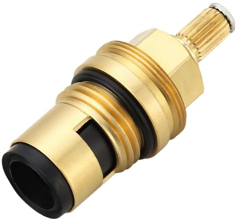 Ceramic Cartridge for Grohe 45883000, Clockwise Close Cartridge Replacement, Faucet Cartridge Replacement Assembly, Brass