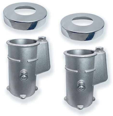 WZKO Pool Handrail Anchor Kit Heavy-Duty 316 Stainless Steel Pack of 2