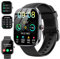 Smartwatch Herren Damen, 1,91 HD Smartwatch Damen mit Telefonfunktion, Smart Watch Fitnessuhr 113+ Sportmodi, IP68 Wasserdicht, Sportuhr mit Herzfrequenz Schlafmonitor Schrittzähler, für Android iOS