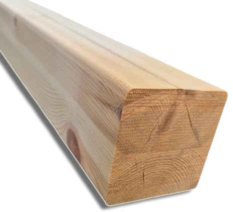 Trave in Pino Bilama Piallato 9x9 cm, 240 cm - Travetto in Legno Naturale per Bricolage