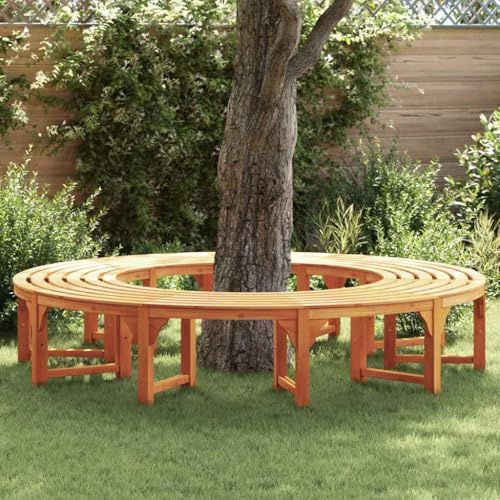 Holekex Trädbänk, 2 stycken, natur, massiv eukalyptus, trä, 160 x 80 x 45 cm, väderbeständig, trädgård, terrass, balkong, utomhus, rustik, stabil sittbänk med ryggstöd för park, veranda