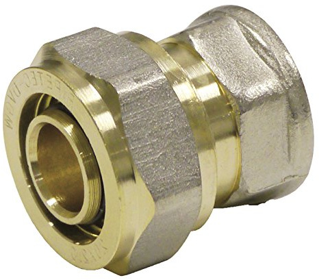 Pipetec Schraubfitting Übergang 32x3 mm 1 Innengewinde für Mehrschicht-Verbundrohr, DVGW, UBA-konform, bis max.100°C