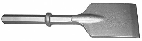 5 Wide Asphalt Cutter 1-1/8 x 6 Hex Shank with 11 Under Collar Length - Champion Chisel - Heavy Duty for Moderate to Heavy Concrete Demolition
