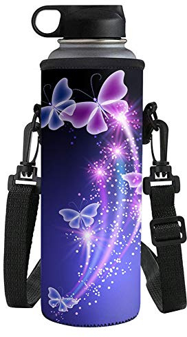 UOIMAG Housse pour bouteille d'eau en néoprène pour fille et femme Taille S 500 ml