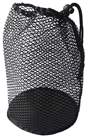 Bemvp 1pcs Sports Mesh Net Bag Nylon Tennis Ball Carrying Drawstring Pouch Bags Accessories