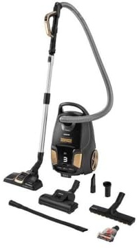 600 W 59 DB Aspirateur avec Sac, Noir