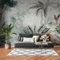 KoKoty 3D Carta Da Parati fotomurali Foglie di piante tropicali disegnate a mano-500 x 300 cm-XXL Poster Gigante Fotomurale Soggiorno Tv Divano Sfondo Muro Decorazioni Per La Casa Murales