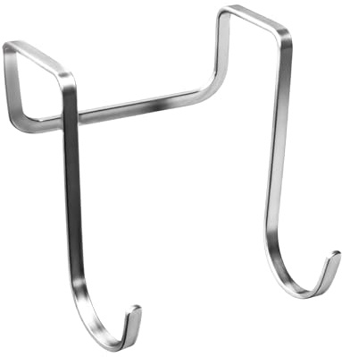 Rieoany 6 pcs Percha Puerta Acero Inoxidable Colgador Toalla BañoGanchos Para Colgar Toalleros de Baño sin Taladro