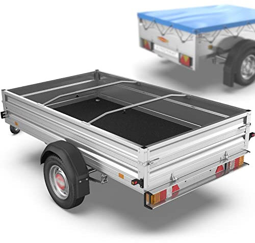 Tarpofix® Anhänger Planenbügel Flachplanenbügel 100-145 cm (1-4er Set) - Universell anpassbare Anhängerplanen Haltebügel - Langlebige & rutschfeste Alu Bügel für Flachplane - 100% Aluminium Spriegel