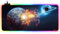 DORRISO Alfombrilla de Ratón Juegos Grandes RGB 900x400x3 mm XXL Alfombrilla Raton Gaming Impermeable Base de Goma Antideslizante para Gamers Ordenador y Oficina Mousepad Planeta C