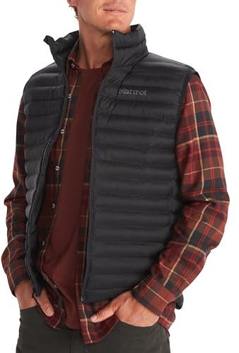 MARMOT Men's Echo Featherless Vest, Black, Large