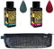 Diamine - Botellas de tinta de 30 ml en un estuche de malla, ideal para regalar a colegas, familiares, amigos y amantes de la papelería. Elige colores (marrón chocolate y ámbar)