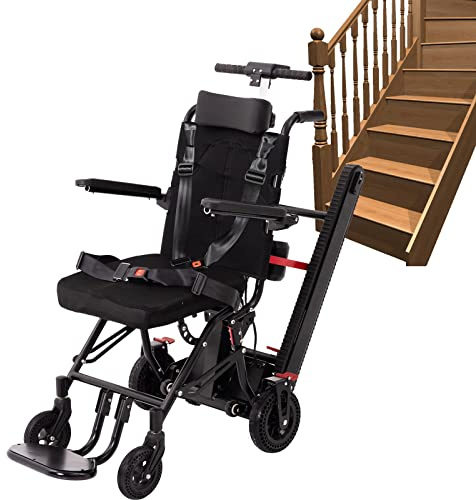 Silla De Ruedas Eléctrica Control Inteligente 200w Silla De Ruedas Plegable Portátil Elevadores De Escalera Eléctricos Para Personas Mayores Puede Subir Y Bajar Escaleras