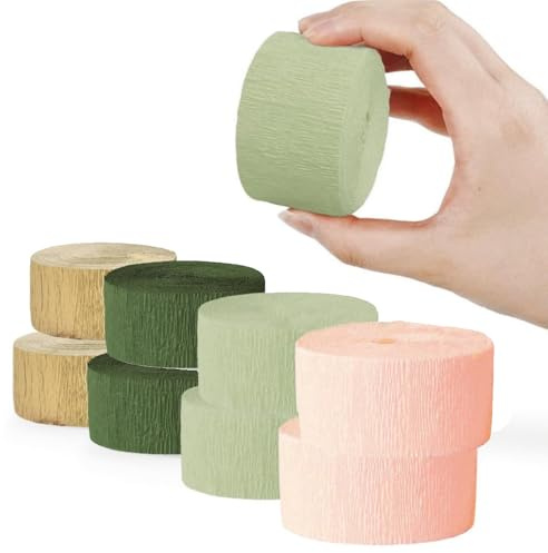 XFSRG Papel Pinocho Colores Surtidos Rollos De Papel Crepé Para Manualidades Decorativas Y Fiestas