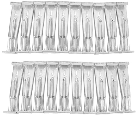 20 pezzi di grondaia da pioggia grondaia addebiti a grondaie nascoste con viti pre -inserite per riparare le grondaie cadute
