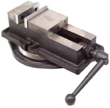 55528 Maschinenschraubstock drehbar QG 100mm Niederzug Schraubstock AWZ