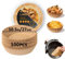 Air Fryer Liners, 10.5 Inch Air Fryer Disposable Paper Liners 100Pcs, Parchment Paper Liners Oil-Proof, Water-Proof, Food Grade Baking Paper for Air Fryer Roasting Microwave Oven