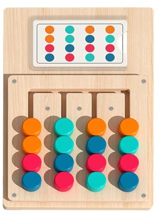 CVDYWDJIE Set di Giocattoli Educativi in Legno per l’Allenamento del Pensiero, Creativi e Interessanti per Bambini