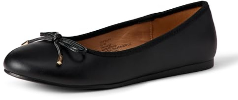 Amazon Essentials Ballerines à Nœud Fille, Noir, 33 EU