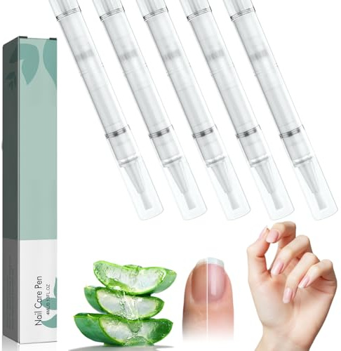 5 Stück Nail Care Pen Nagelpilz Stift, Österreich Nagelpflegestift mit Teebaumöl, Aloe Vera & Vitamin E, Nagel Care Stift für Gepflegte Fingernägel & Fußnägel Nagelwachstum FöRdern