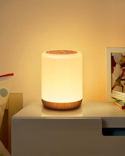 MEDE Night Light, Dimmable Bedside Lamps with RGB for Toddler, Kids, Adults