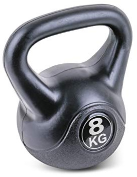 trenas Basic Kettlebell aus Kunststoff | 2 kg bis 20 kg | Kugelgewicht | Kugelhantel | Gewichtstraining | Kettle Bell