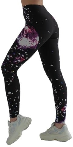 High Waist Womens Leggings - 4 Way Stretch Yoga Pants Workout Leggings - Ankle Length Jeggings for Women