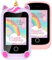 PTHTECHUS Kinder Handy, Smartphone für Mädchen Jungen, 28 Zoll großer Touchscreen Telefon Uhr Kinder mit 16 Spiele Anruf SOS Kamera Musik Schrittzähler Wecker, kinderhandy 4-9 Jahre Geschenke (Rosa)