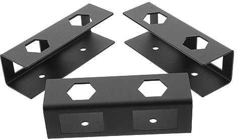 Artibetter Desk Laptop Mount Bracket Metal Keyboard Holder for Space Saving Black Storage Solution for Home Office