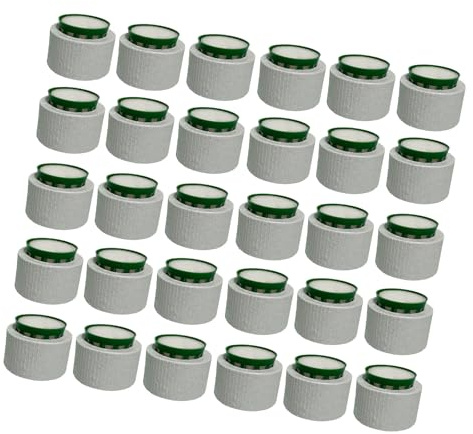 Paquete de 30 anillos estabilizadores de plantas de acuario, pesas de cerámica para tanques marinos de agua dulce, peso de plantas de control de vegetación para tanques de agua dulce