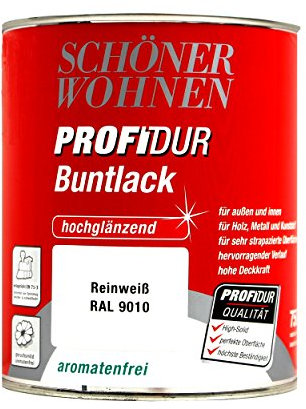 0,375L Schöner Wohnen Profidur Buntlack weiss hg Weisslack Weißlack