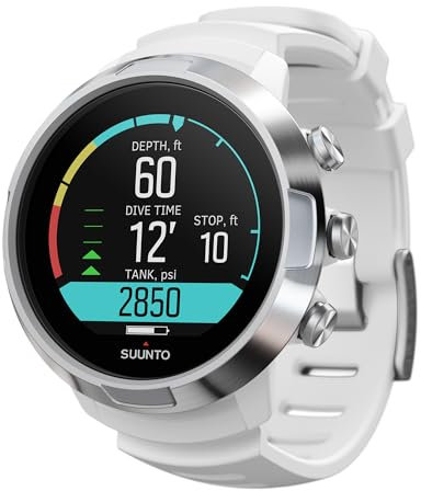 SUUNTO D5 Wrist Dive Computer W/USB Cable White