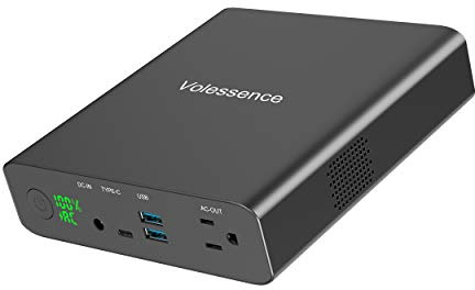 Volessence 27000mAh AC 130W Outlet Portable Laptop Charger (TSA-Approved), Travel Laptop Power Bank & External Battery Pack for MacBook, CPAP,Projector, Drone Headphone and More
