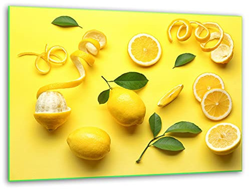 TMK ArtDeko – Tagliere in vetro – Tagliere in vetro per cucina 40 x 30 cm – Robusto, igienico e antiscivolo – Tagliere in vetro – Piano di lavoro aggiuntivo – Uso versatile