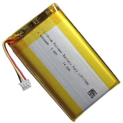 XINLANTECH 4000 mAh PS5 Controller-Akku Ersatz für Sony Playstation 5 Dual Sense Controller CFI-ZCT1W Gamepad (PS5 Akku_1 Stück)