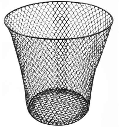 Cabilock Iron Basket for Home Office Garden Multifunctional Storage Laundry Hamper Small Iron Basket