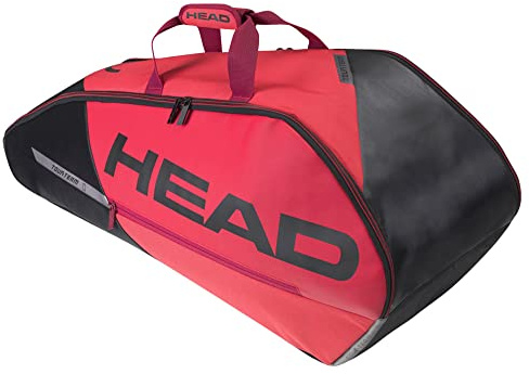 Head Tour Team Tennistasche, schwarz/rot, 6R