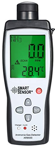 HUIOP Detector de amoníaco Medidor de Gas de amoníaco Portátil Digital Automotriz Monitor de probador de Gas de amoniaco Detector NH3