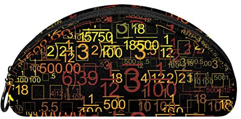 WOSHJIUK Federmäppchen,Markierungsstiftetui für das Büro,Mathe digital,Stiftetui Schreibtisch-Organizer-Tasche Bleistifthalterbox