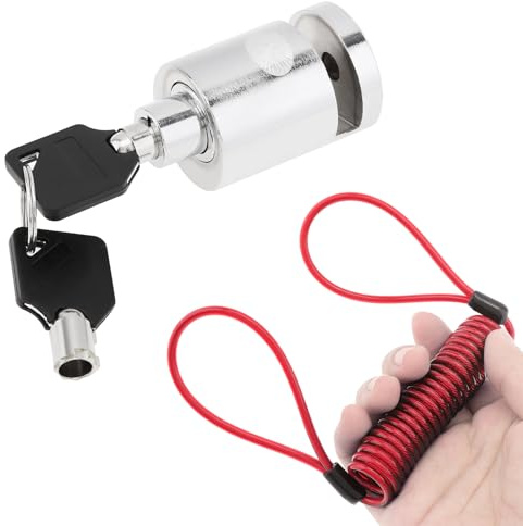 Windance Blocco freno a disco, serrature antifurto di sicurezza per bicicletta, blocco disco ruota elettromobile, per moto, bici da strada, mountain bike